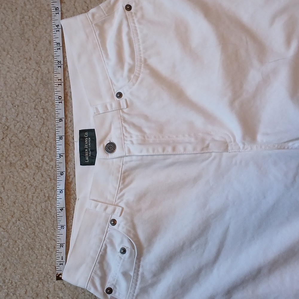 Ralph Lauren White Capris Womens 10 - Picture 4 of 7